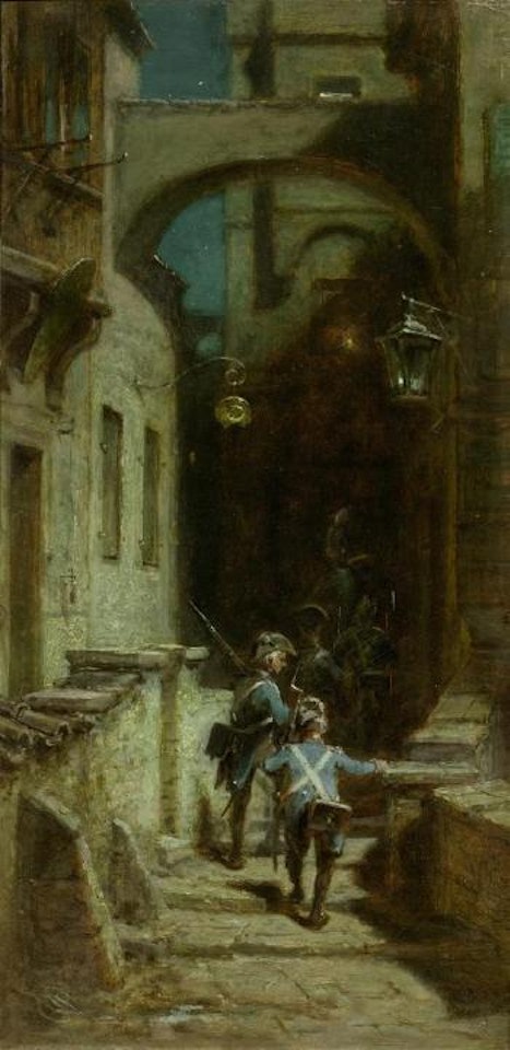 Die Scharwache by Carl Spitzweg