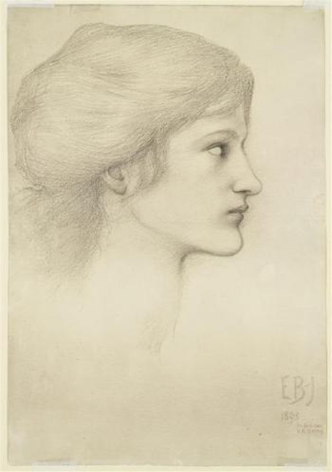 Kopfstudie zu den Sirenen by Edward Coley Burne-Jones