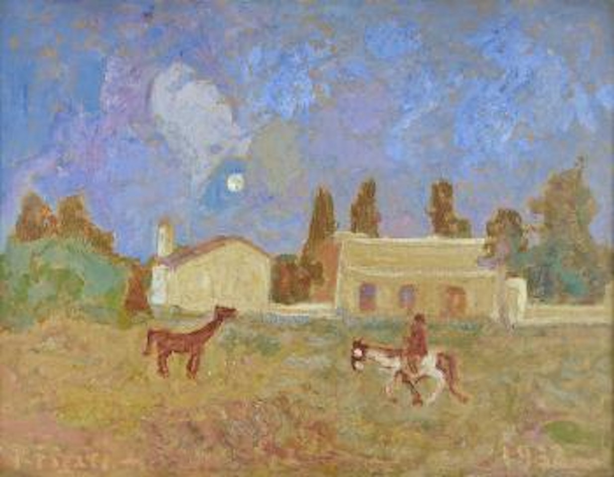 Arrabales by Pedro Figari