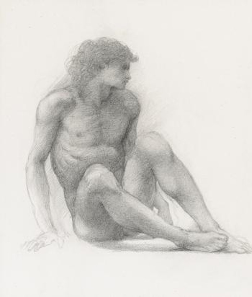 Untitled (Self Portrait Aged 22) by Francis Newton Souza