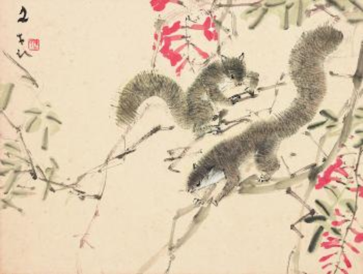 Squirrels by Chen Wen Hsi