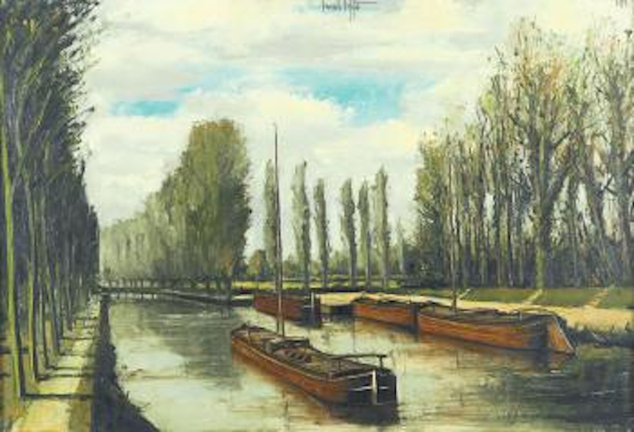 Melun (S et M) l'écluse by Bernard Buffet