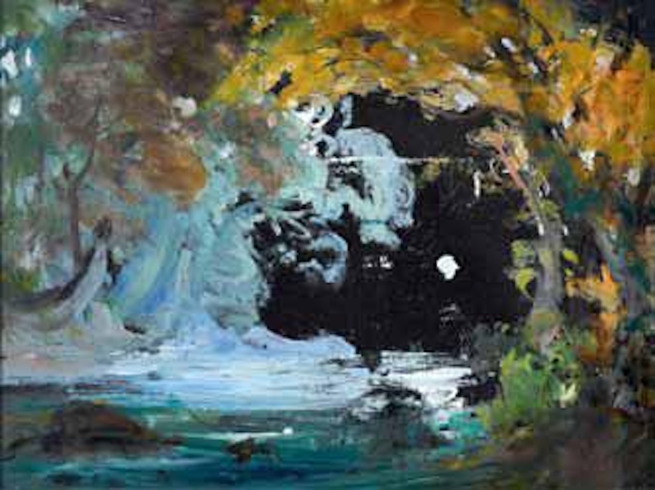 Baumlandschaft by Robert Zünd