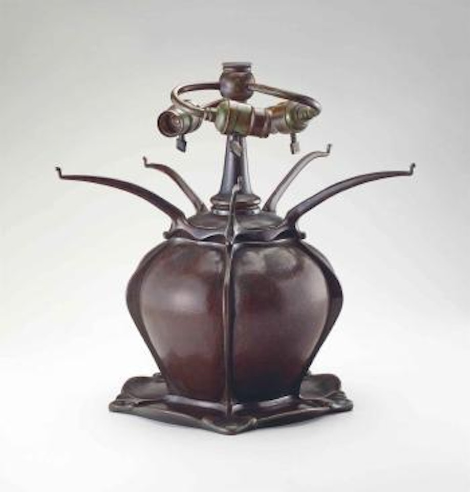 A Pepper table lamp base by Tiffany Studios