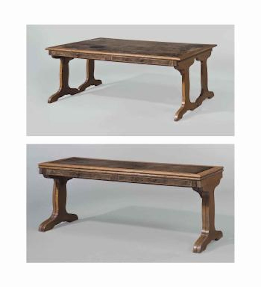 A folding low table by Jean-Michel Frank