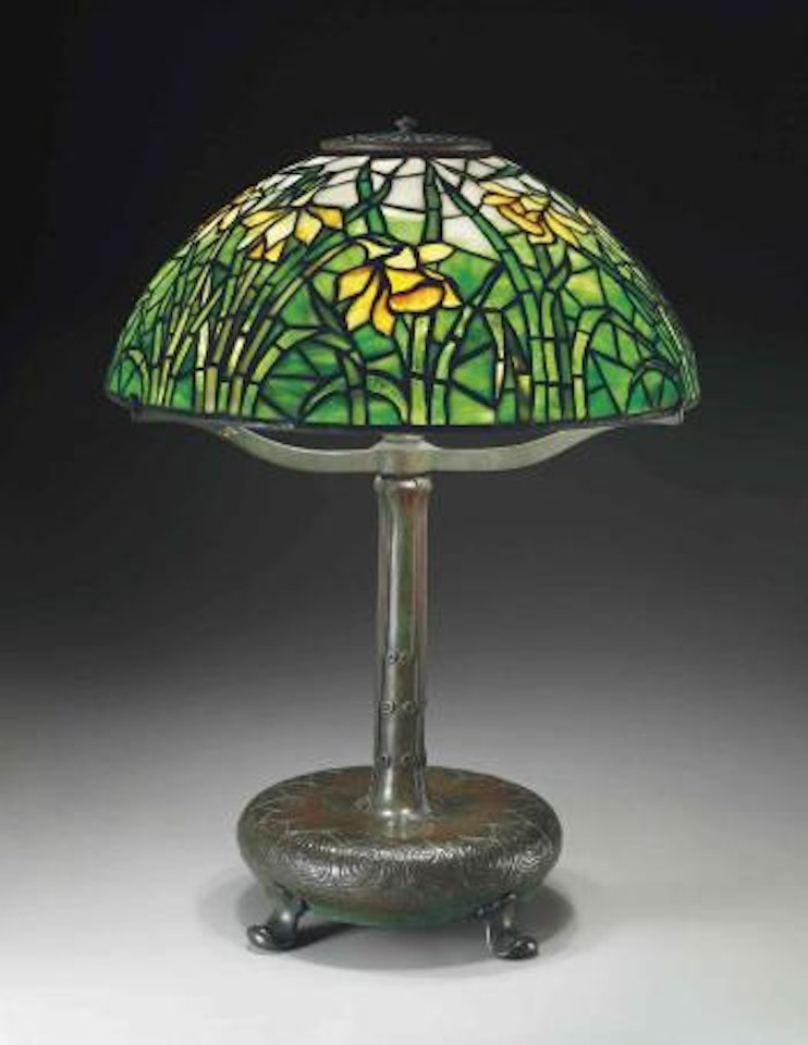A Daffodil table lamp by Tiffany Studios