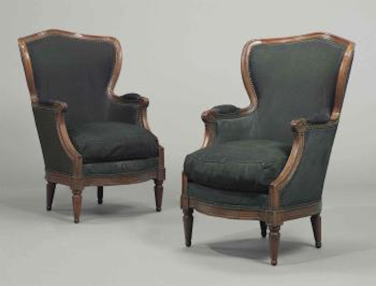 A pair of bergeres by Jean-Michel Frank
