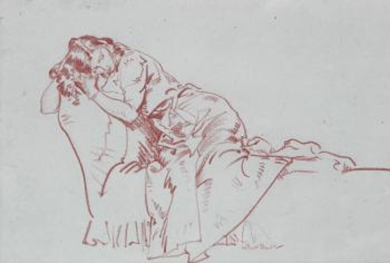 Model Reclining by William Russell Flint
