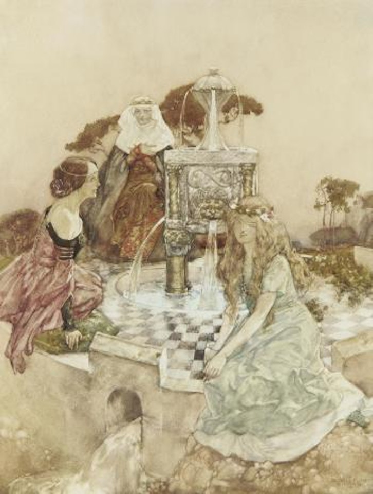 The Fountain of Joyous Adventure by William Russell Flint