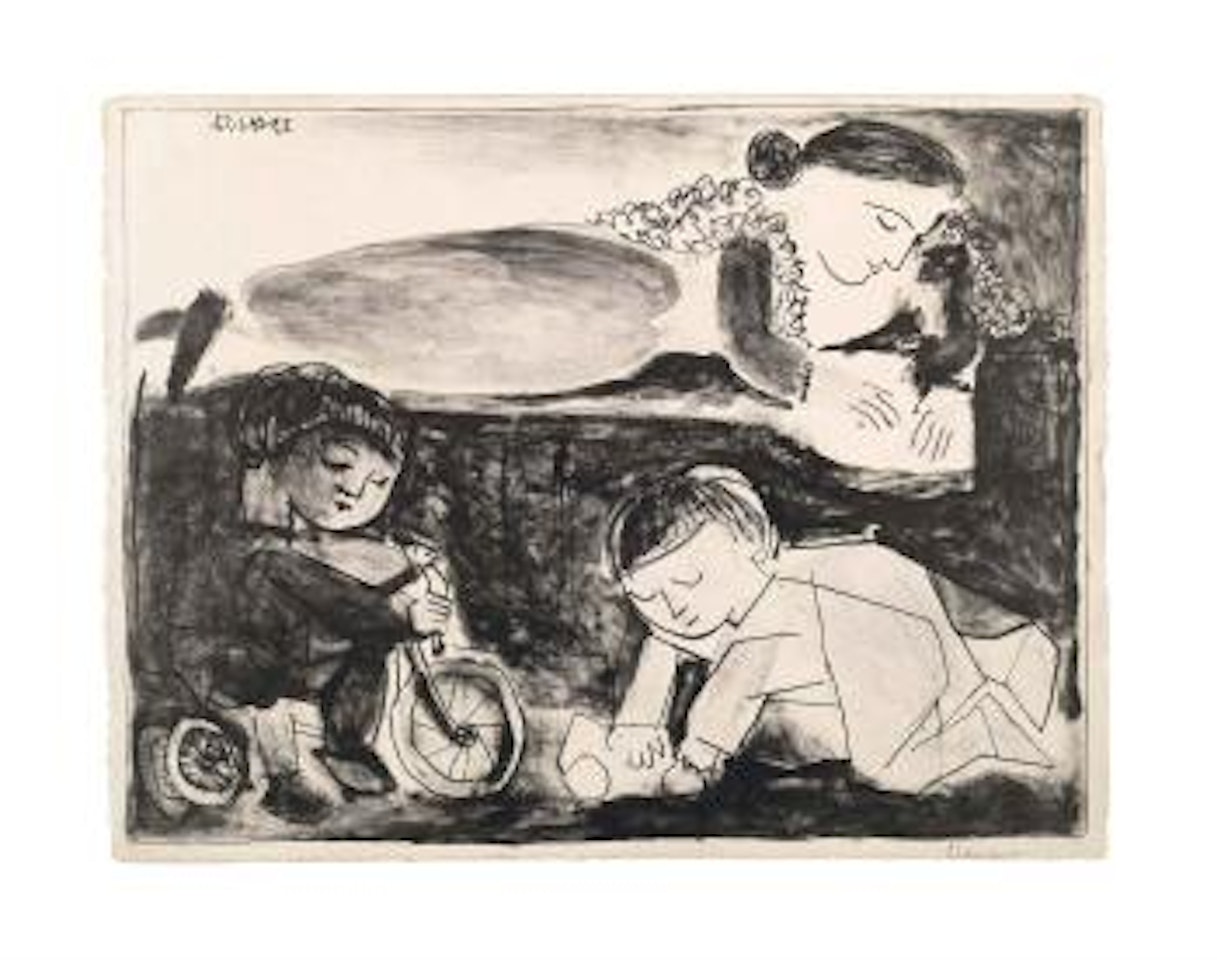 Les jeux et la lecture (B 741; M 240) by Pablo Picasso