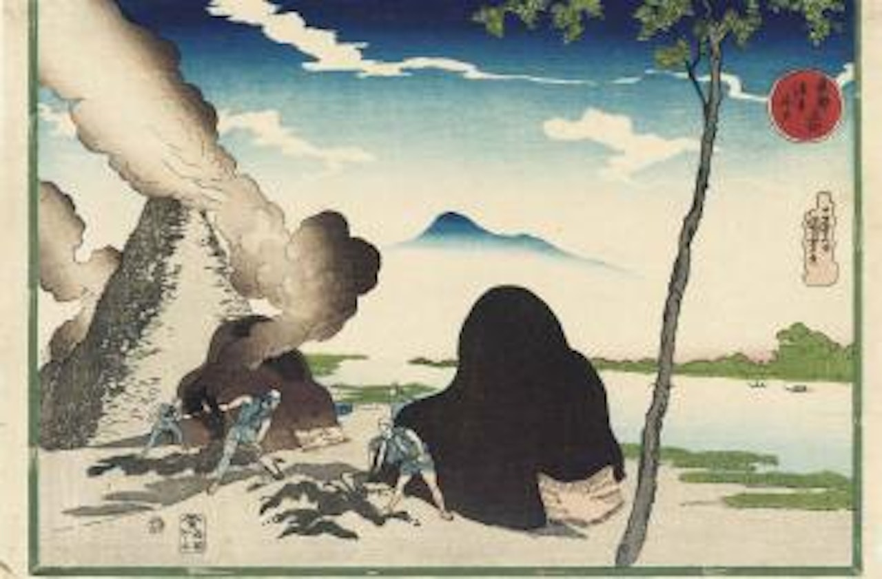 Asakusa Imado (Tile kilns at Imado, Asakusa), from the series Toto meisho (Famous places of the eastern capital) by Utagawa Kuniyoshi