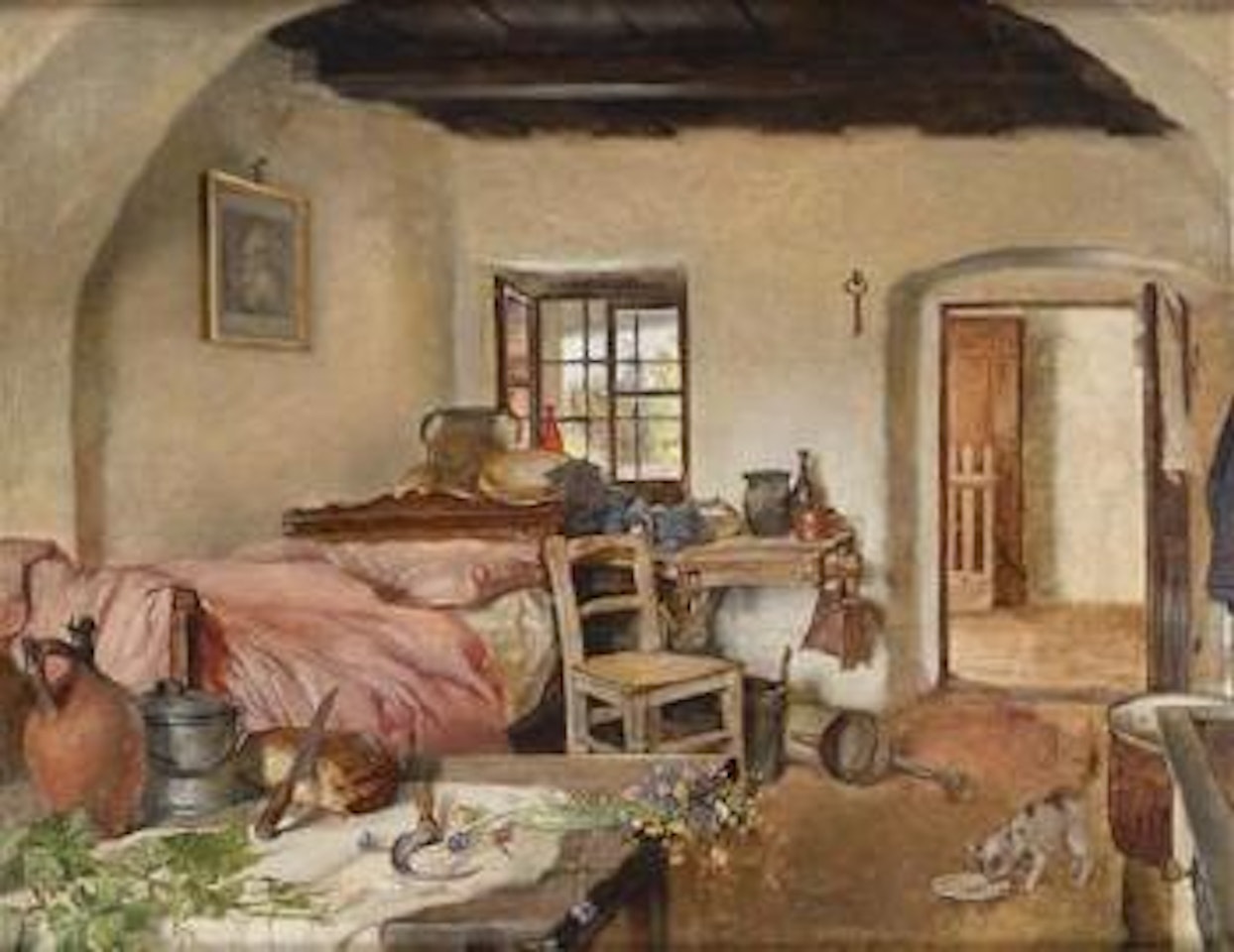 Farmhouse Interior by Edmund Adler