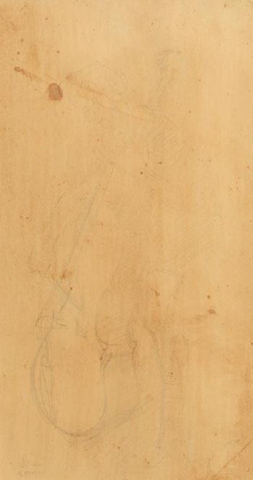 Study of a Cello player by William Conor