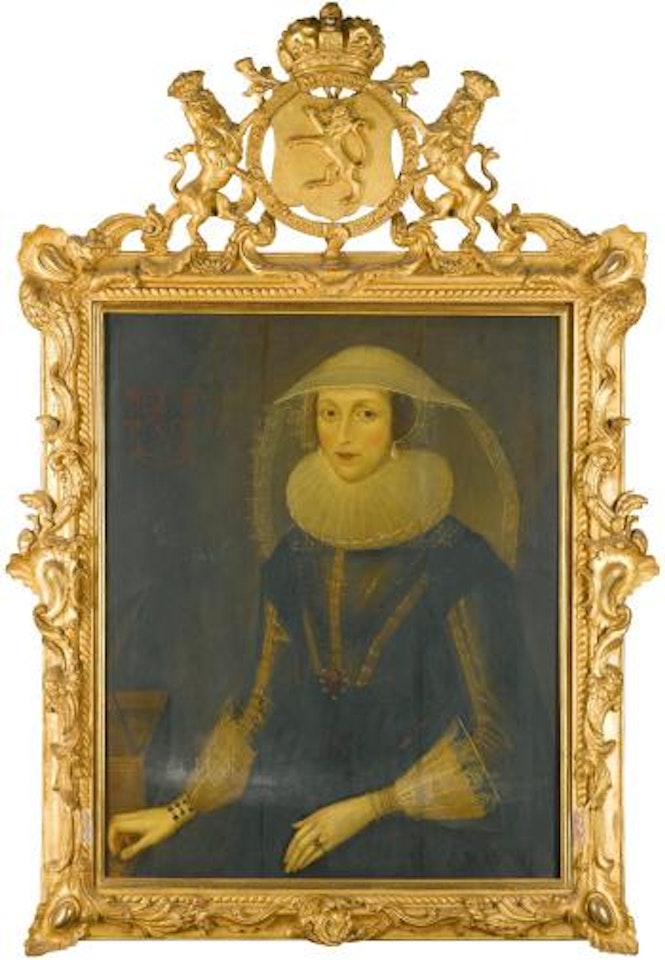 Portrait Of A Lady, Said To Be Mary Queen Of Scots (1542-1587), Playing A Harpsichord by English School