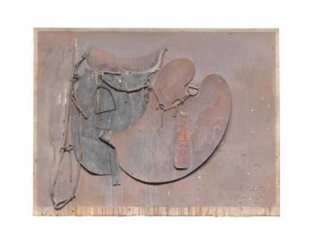 Saddle (bottle) by Tim Storrier