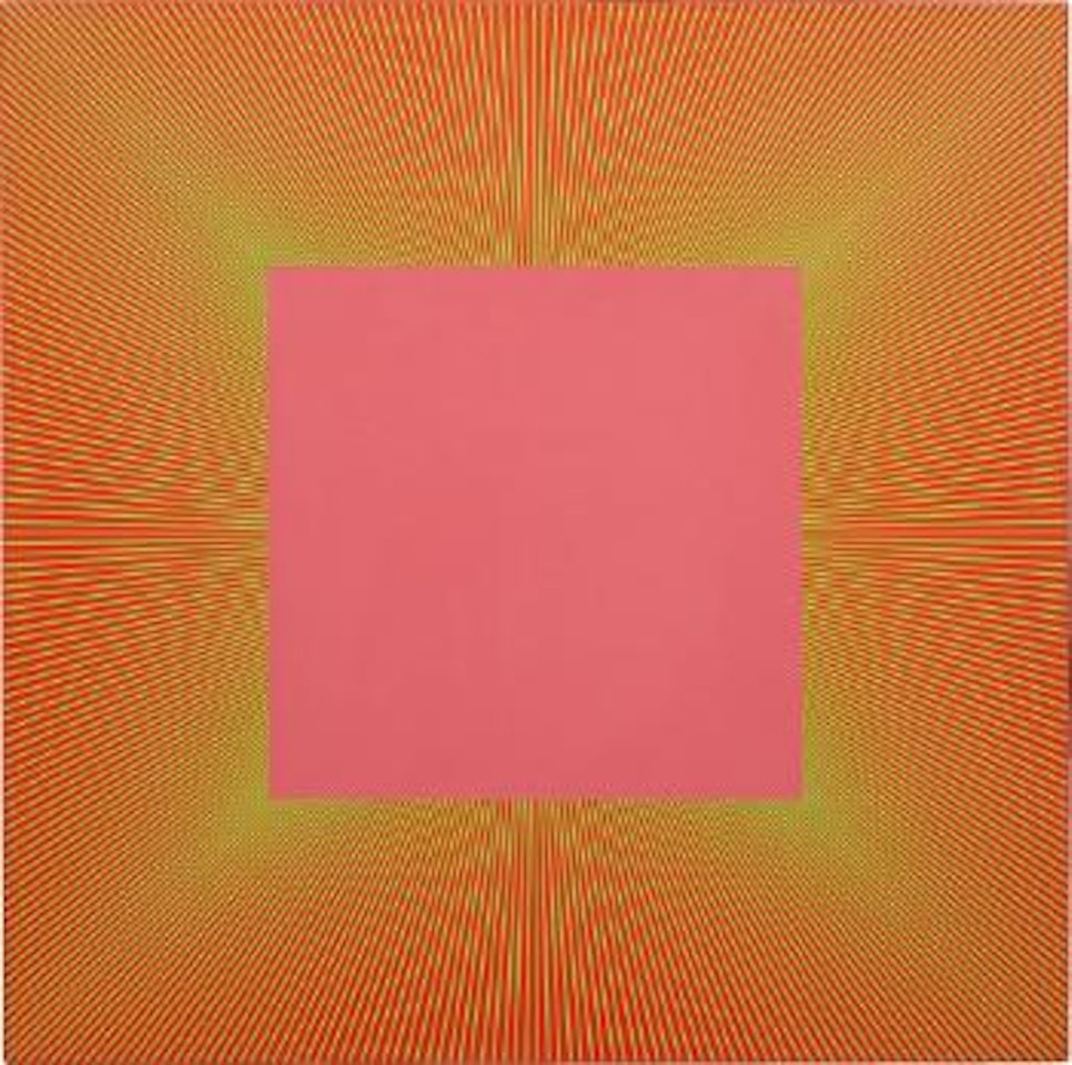 Light Magenta Square by Richard Anuszkiewicz