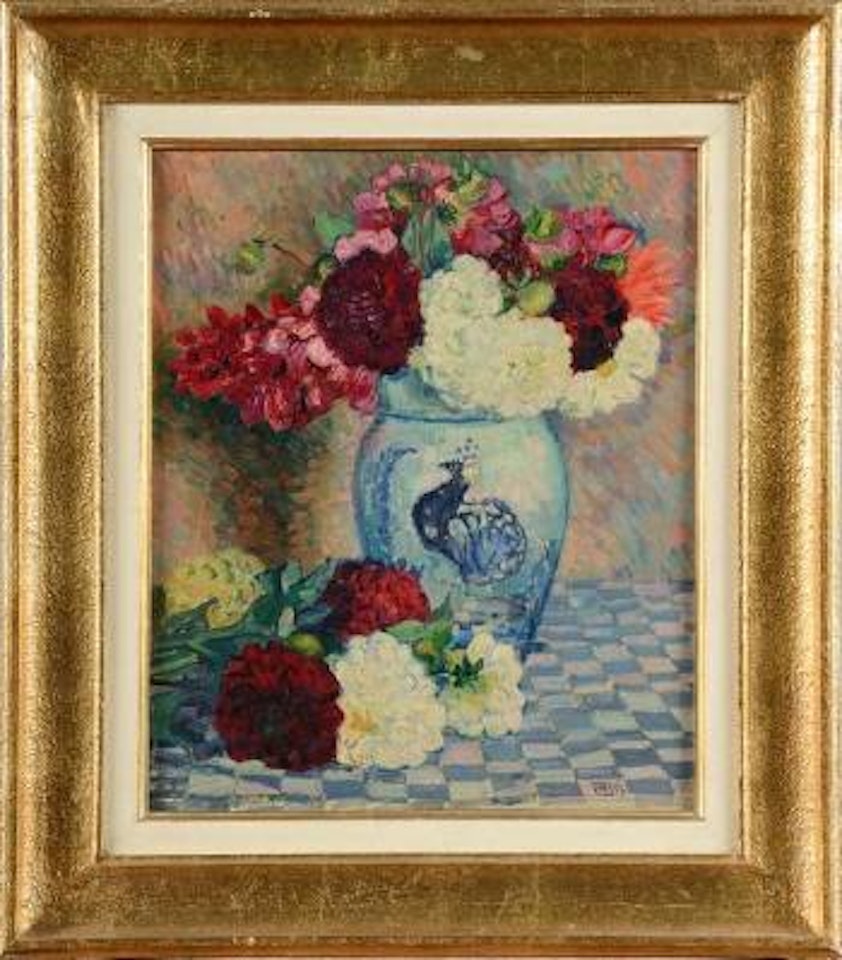 Vase de fleurs by Theo van Rysselberghe