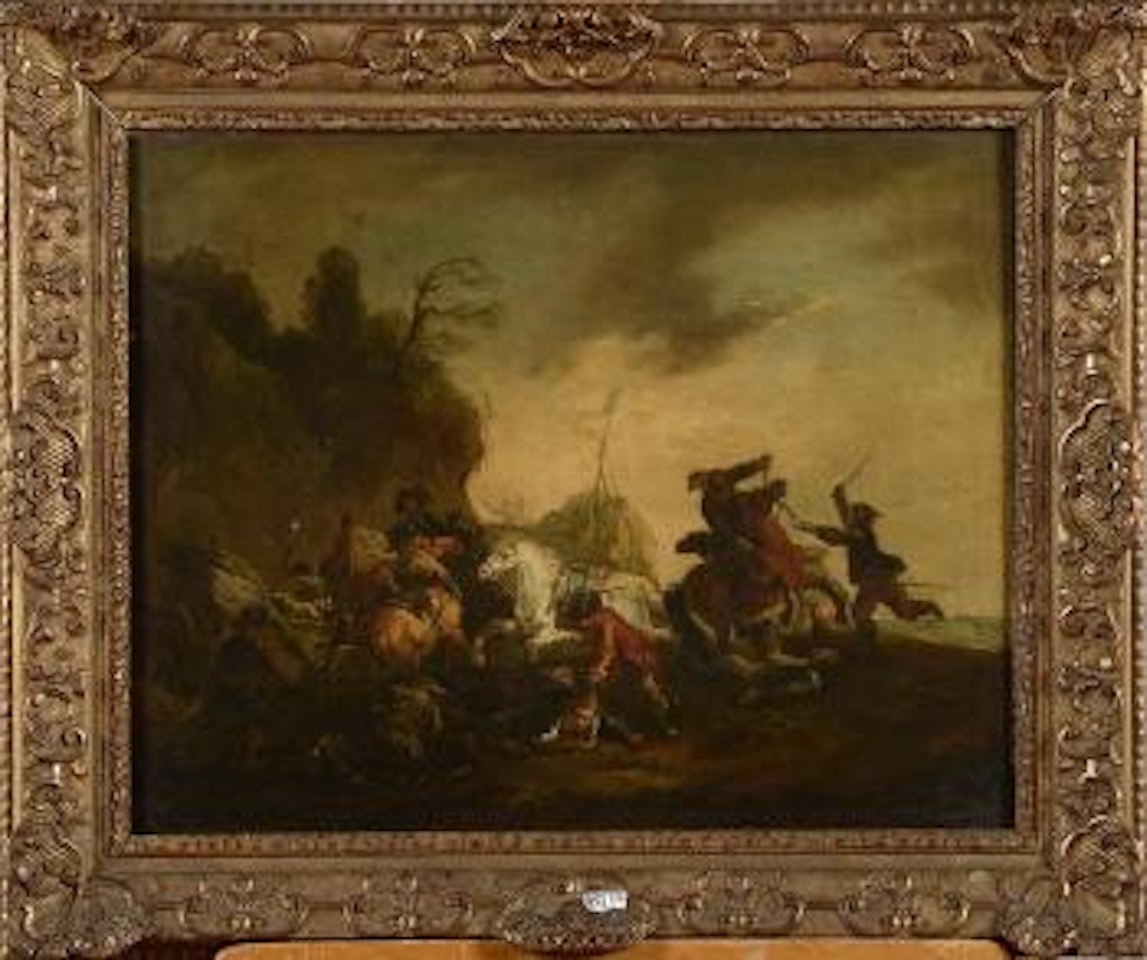 Embuscade sur un chemin de montagne by Francesco Giuseppe Casanova