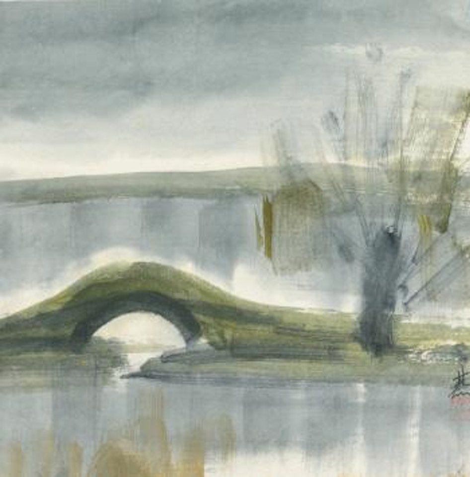 Spring Willow On The River by Lin Fengmian