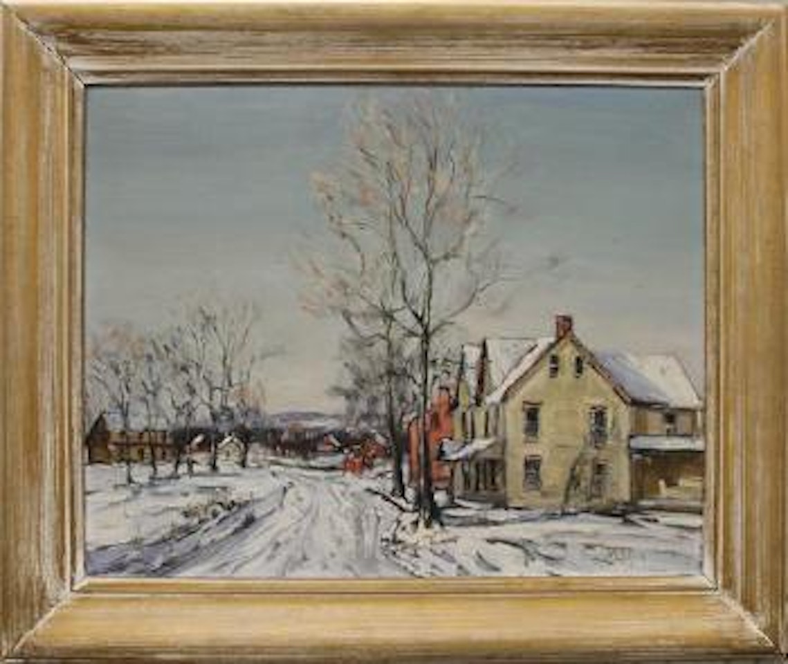 Winter, Pennsylvania scene near Allentown by Walter Emerson Baum