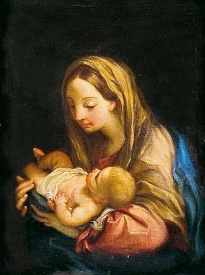 Virgen con el Niño by Attributed to Carlo Maratta