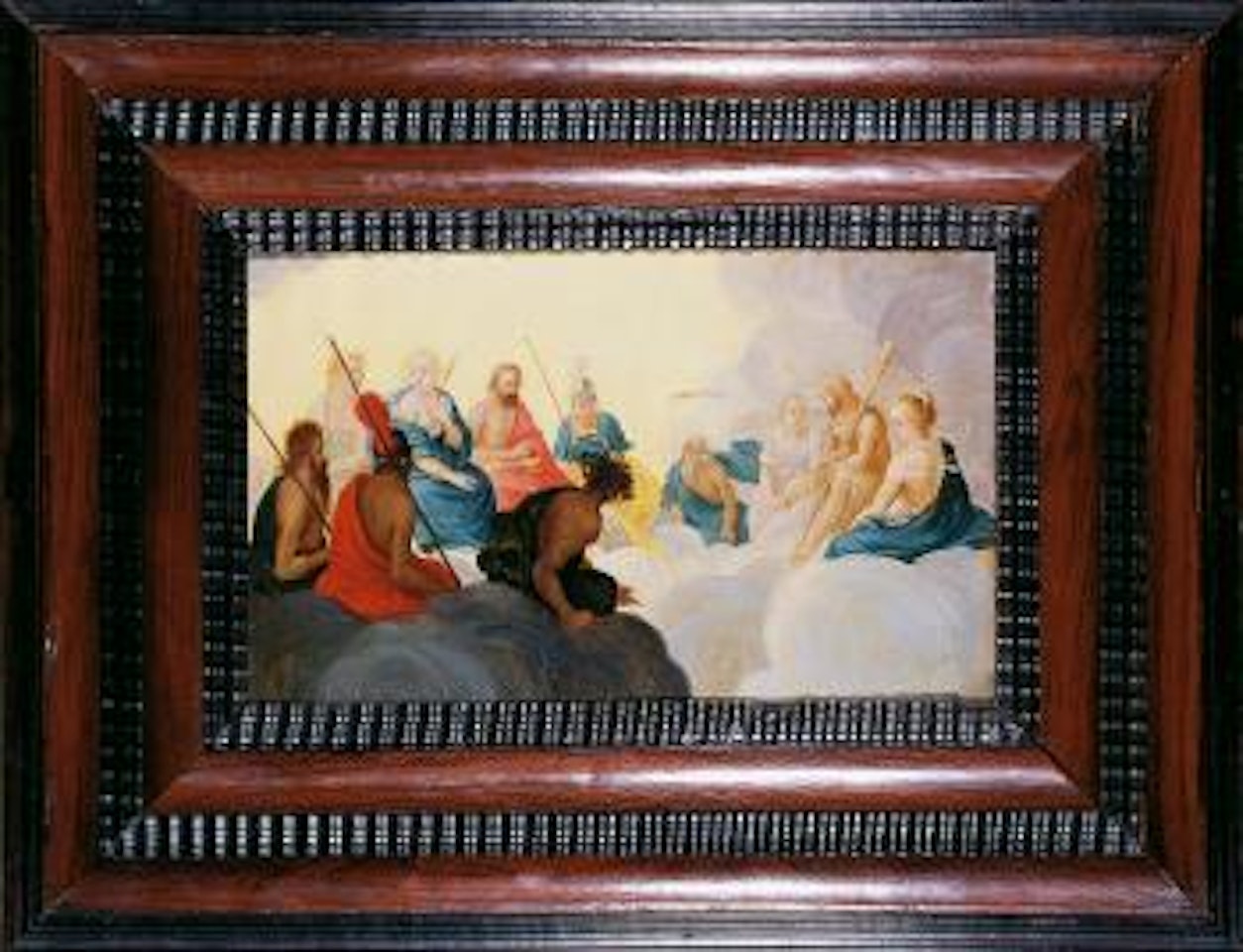 Dioses y héroes en el Olimpo by Adriaen van Stalbemt