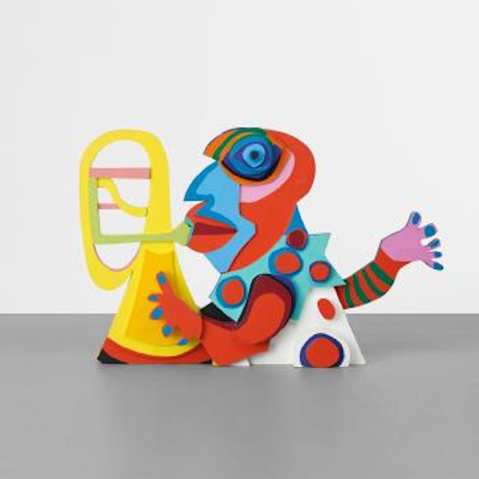 Amsterdam clown by Karel Appel