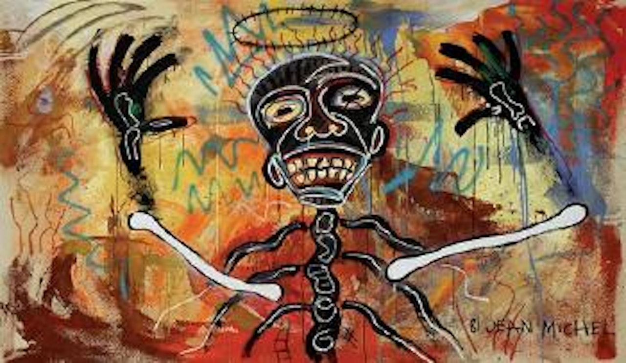 Last rights/AM nightime by Jean-Michel Basquiat