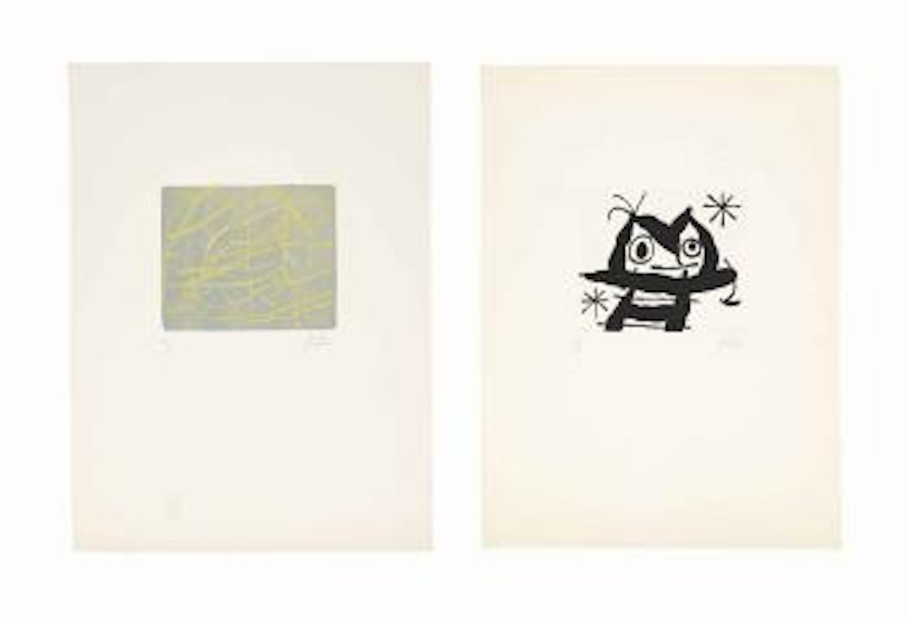 La Bague d'Aurore: one plate (Dupin 144; see Cramer Books 45) by Joan Miró