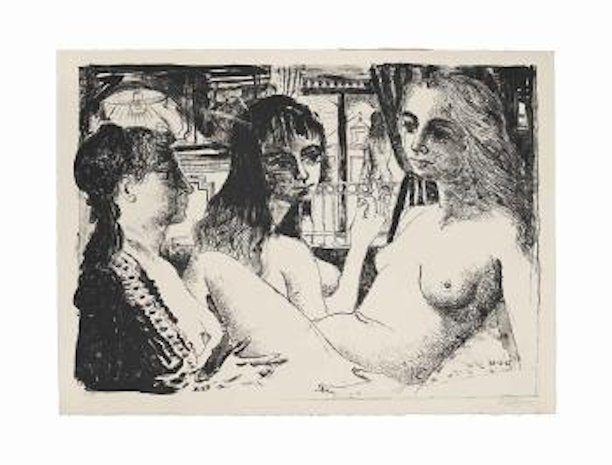 Three Women (Jacob 14) by Paul Delvaux