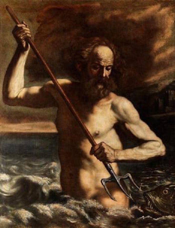 Neptun In Den Meereswogen by Guercino