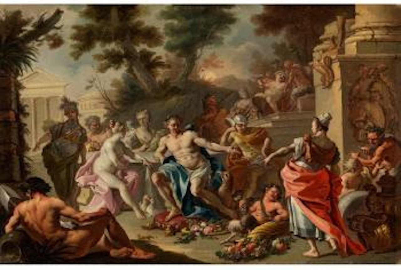 Die Götterversammlung by Neapolitan School