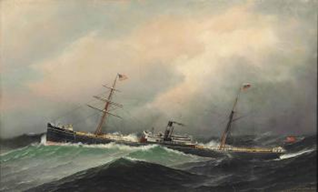 The Angers in a Swell by Antonio Jacobsen