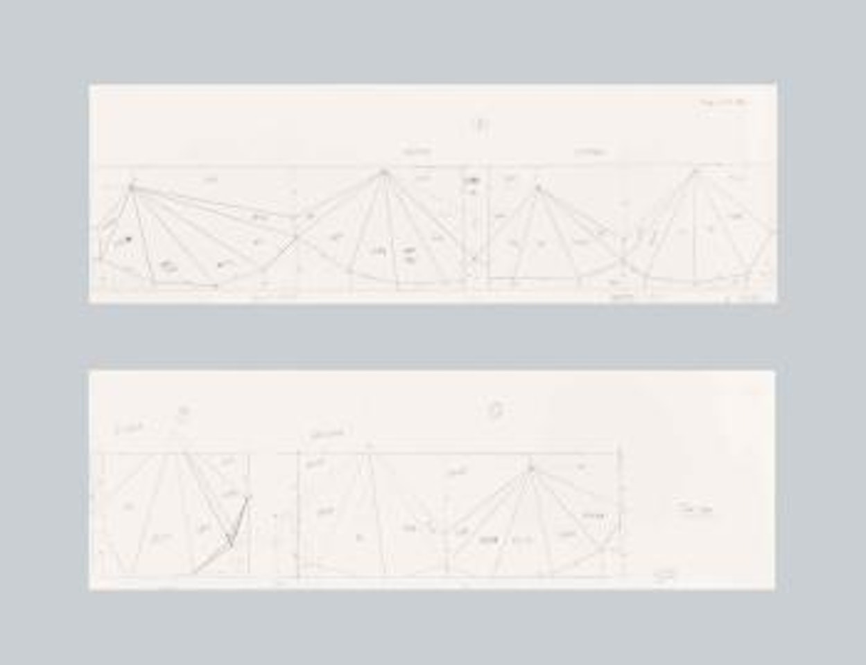Working Drawing for Wall Drawing #474 by Sol LeWitt