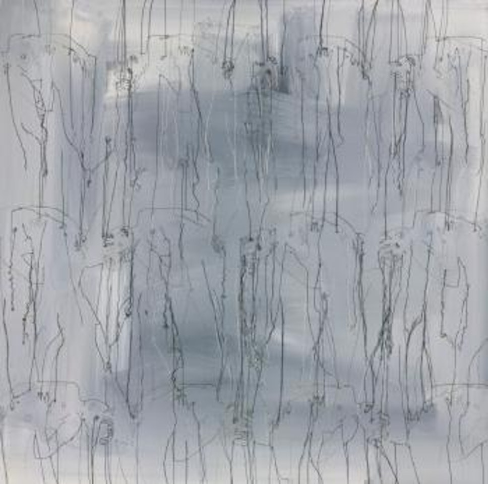 Grey Lisa by Ghada Amer