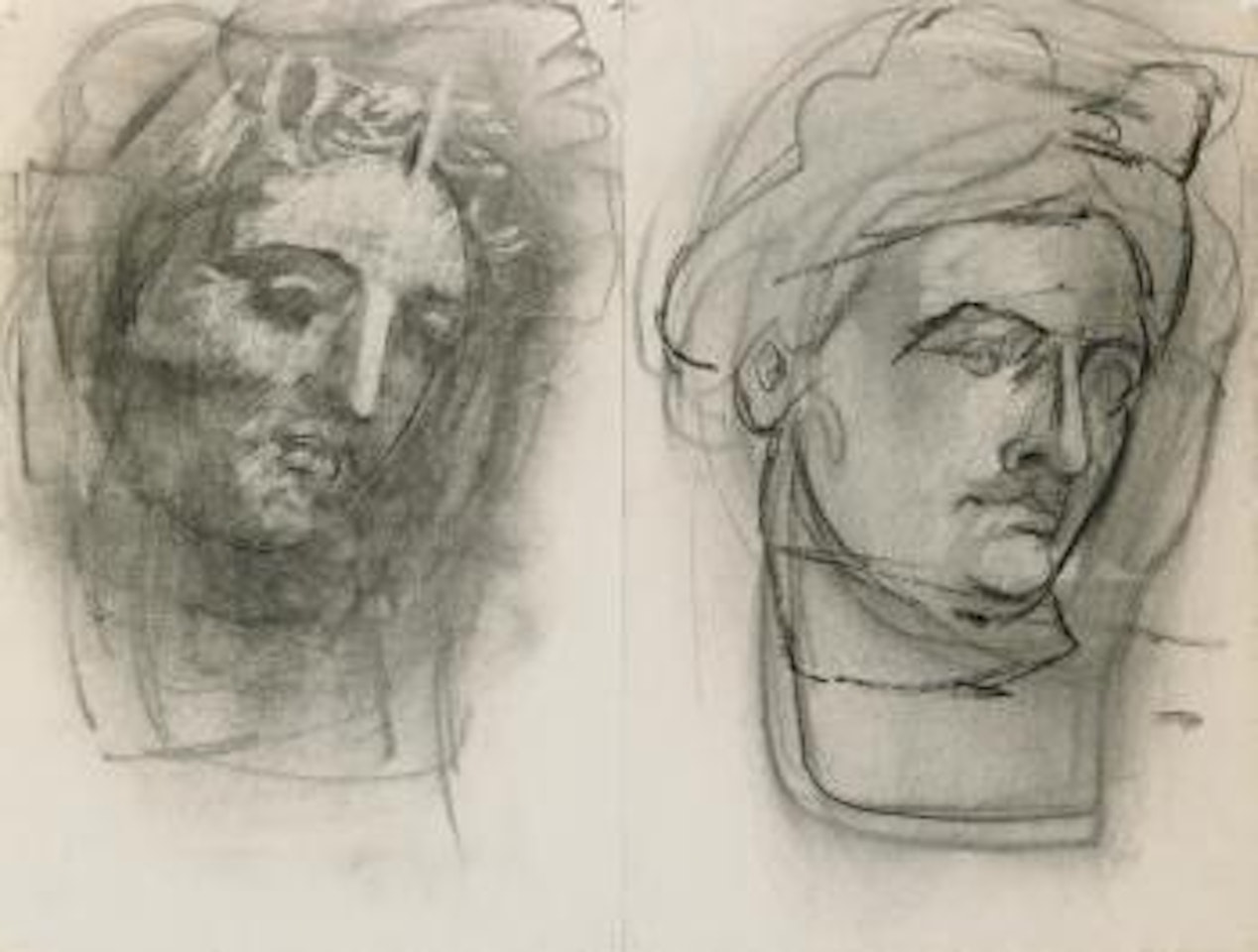 Untitled (Antique Heads) by Arshile Gorky