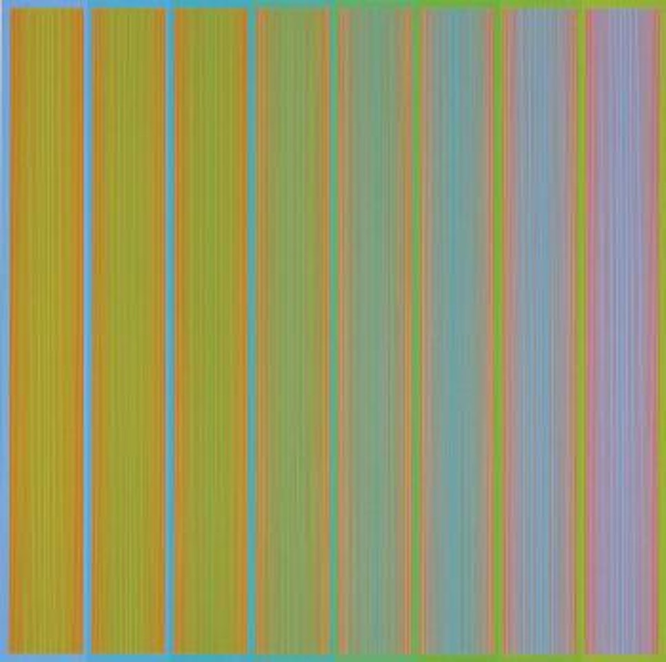 Blue and Green Reversed by Richard Anuszkiewicz