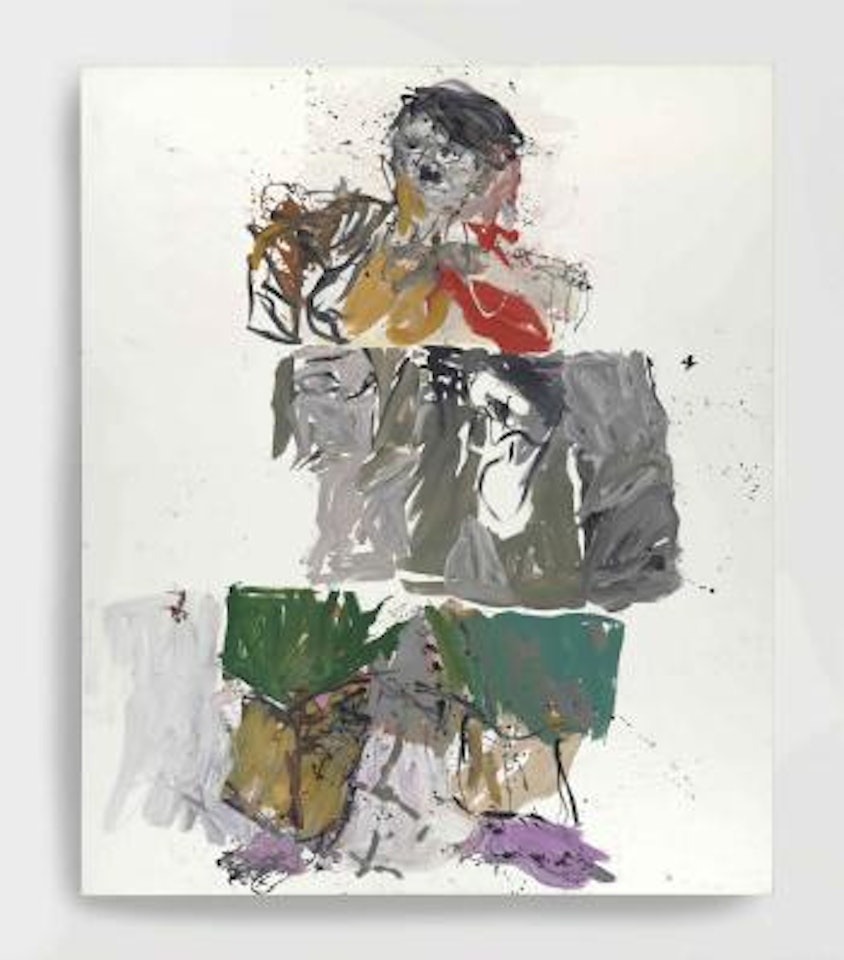 Drei Streifen Mantel (Remix) by Georg Baselitz