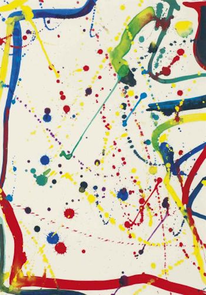 Untitled (Bright Ring) by Sam Francis