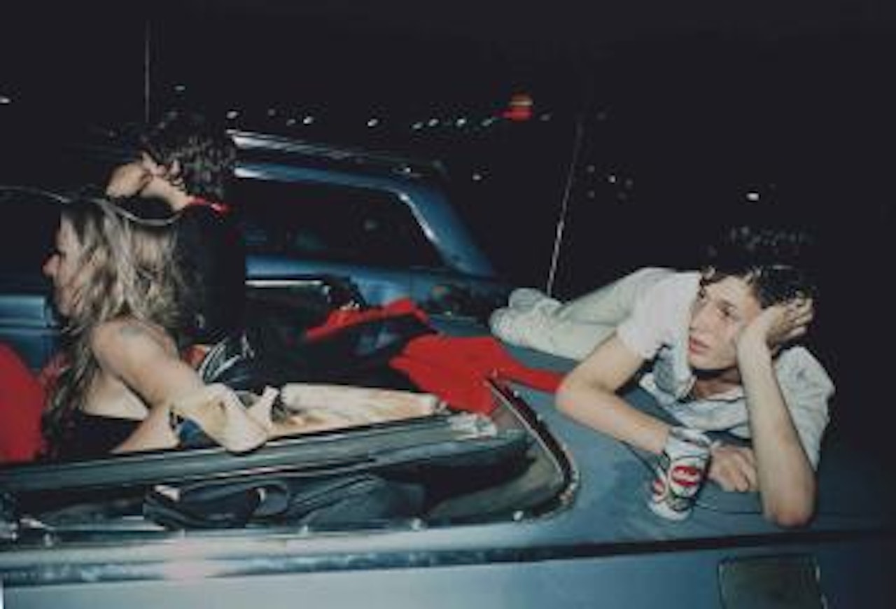 French Chris at the Drive-In, New Jersey by Nan Goldin