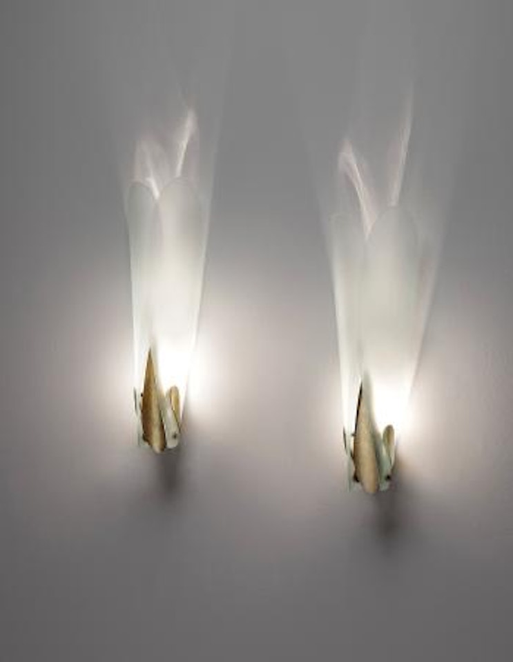 Pair of rare large wall lights by Max Ingrand