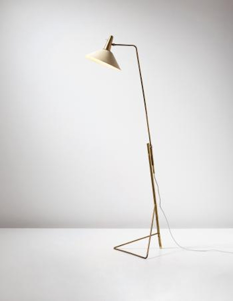 Adjustable wall and standard lamp, model no. 1045/VT, from the Casa Minerbi, Ferrara by Gino Sarfatti