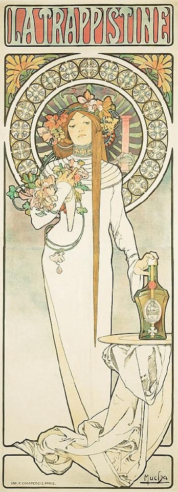 La Trappistine by Alphonse Mucha