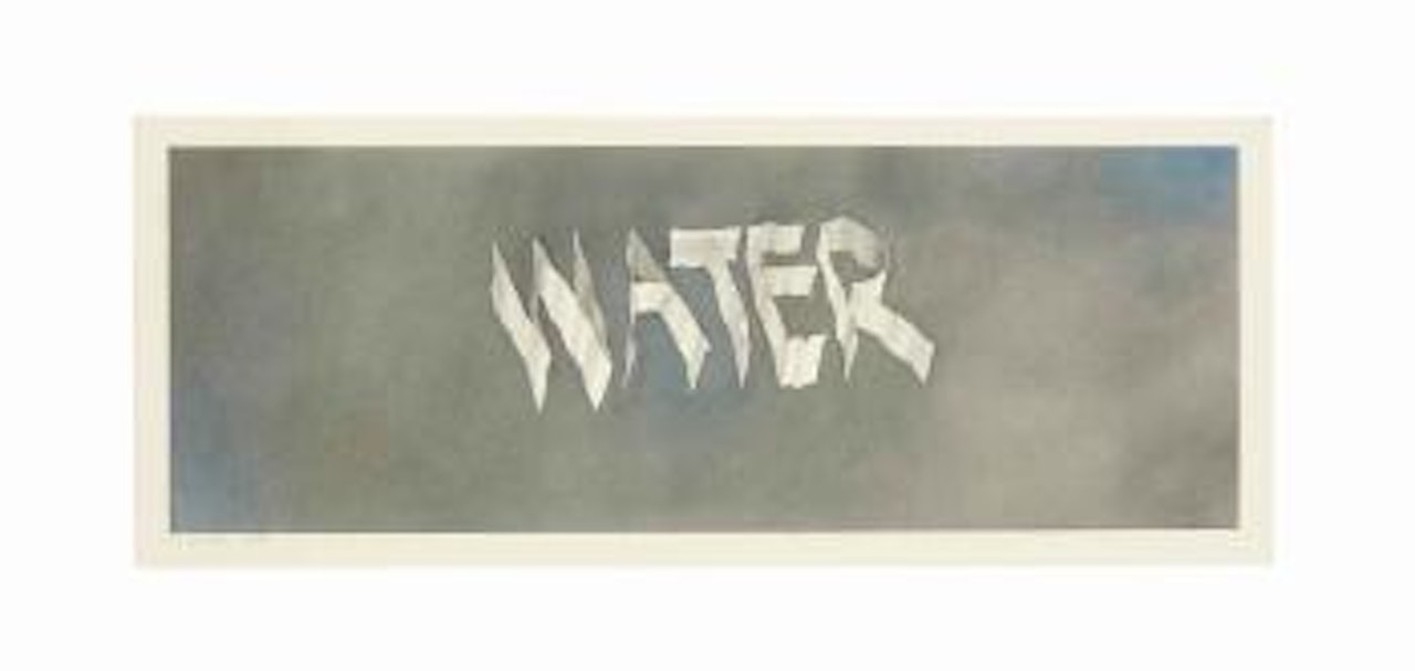 Water by Ed Ruscha