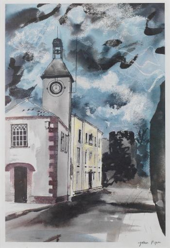 Laugharne Town Hall and Castle; Deaths and Entrances (Levinson Books 181) by John Piper
