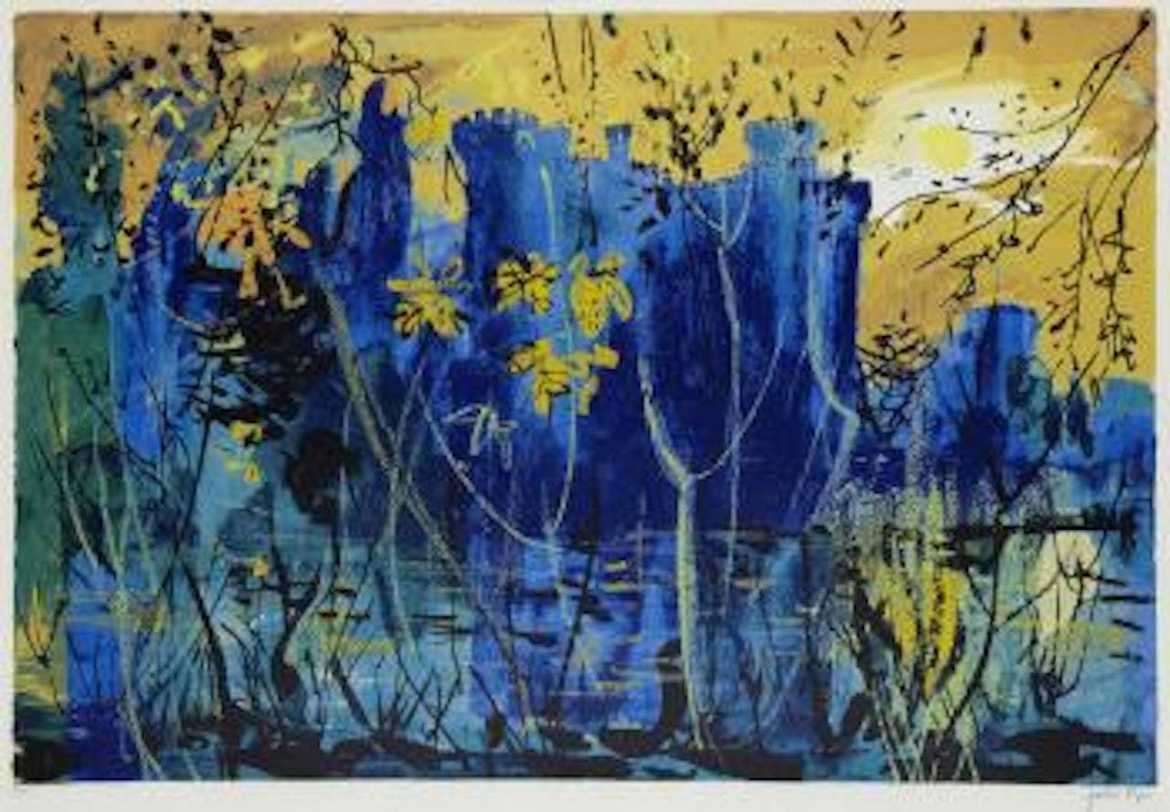 Eastnor Castle, Plate VI from the Eightieth Anniversary Portfolio (Levinson 359) by John Piper