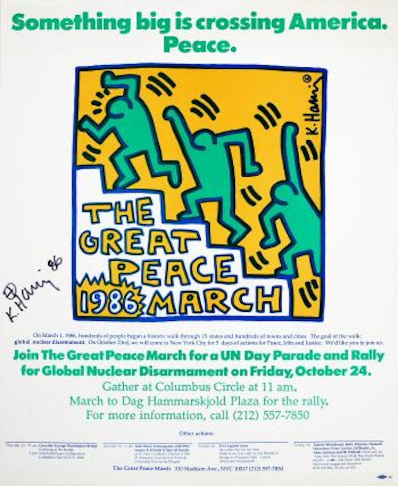 The Great Peace March by Keith Haring