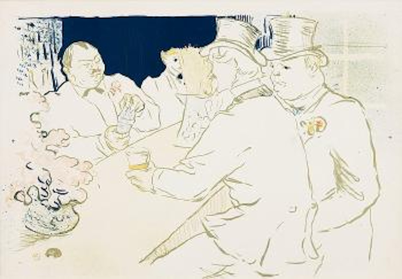 The chap book by Henri de Toulouse-Lautrec