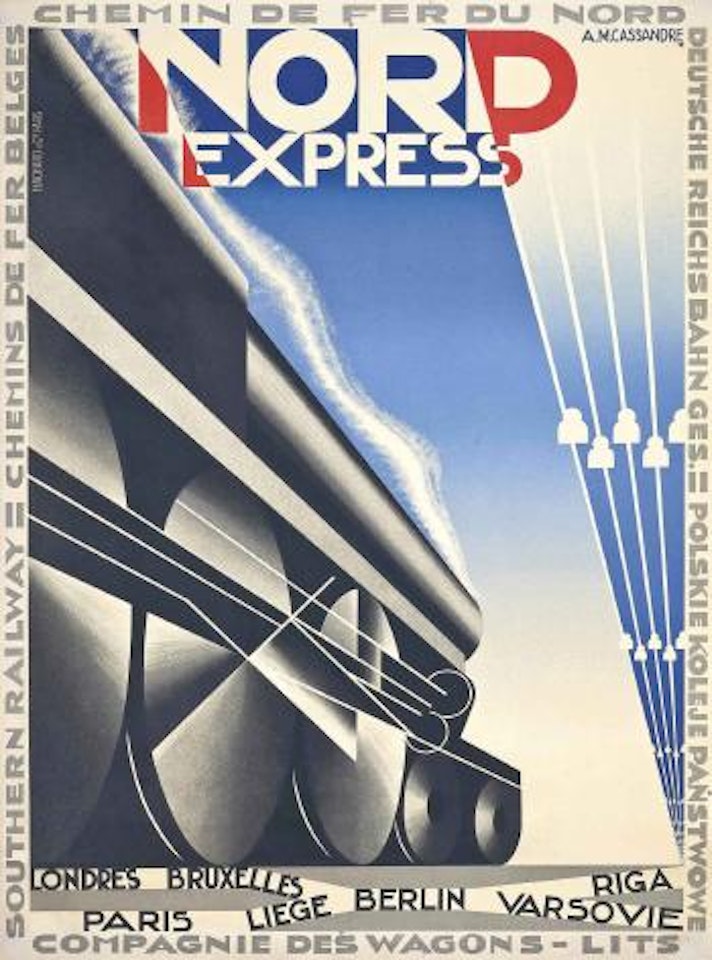 Nord Express by Cassandre (Adolphe Jean-Marie Mouron)