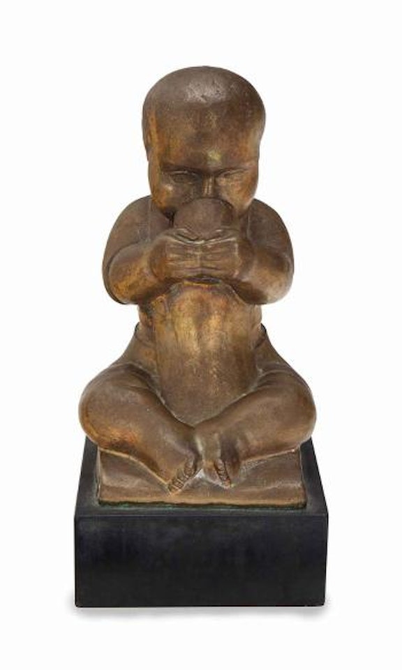 A Baby Drinking by William Zorach